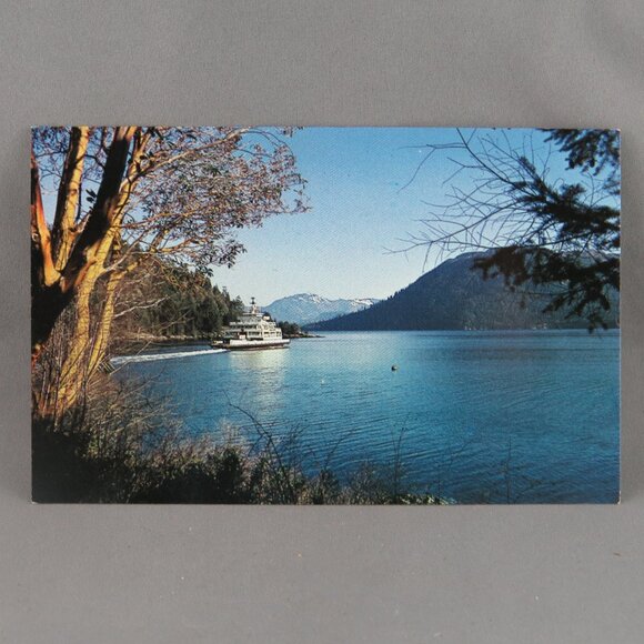 Vintage Postcard - Powell River Canada Saltery Bay - Traveltime - Picture 1 of 4